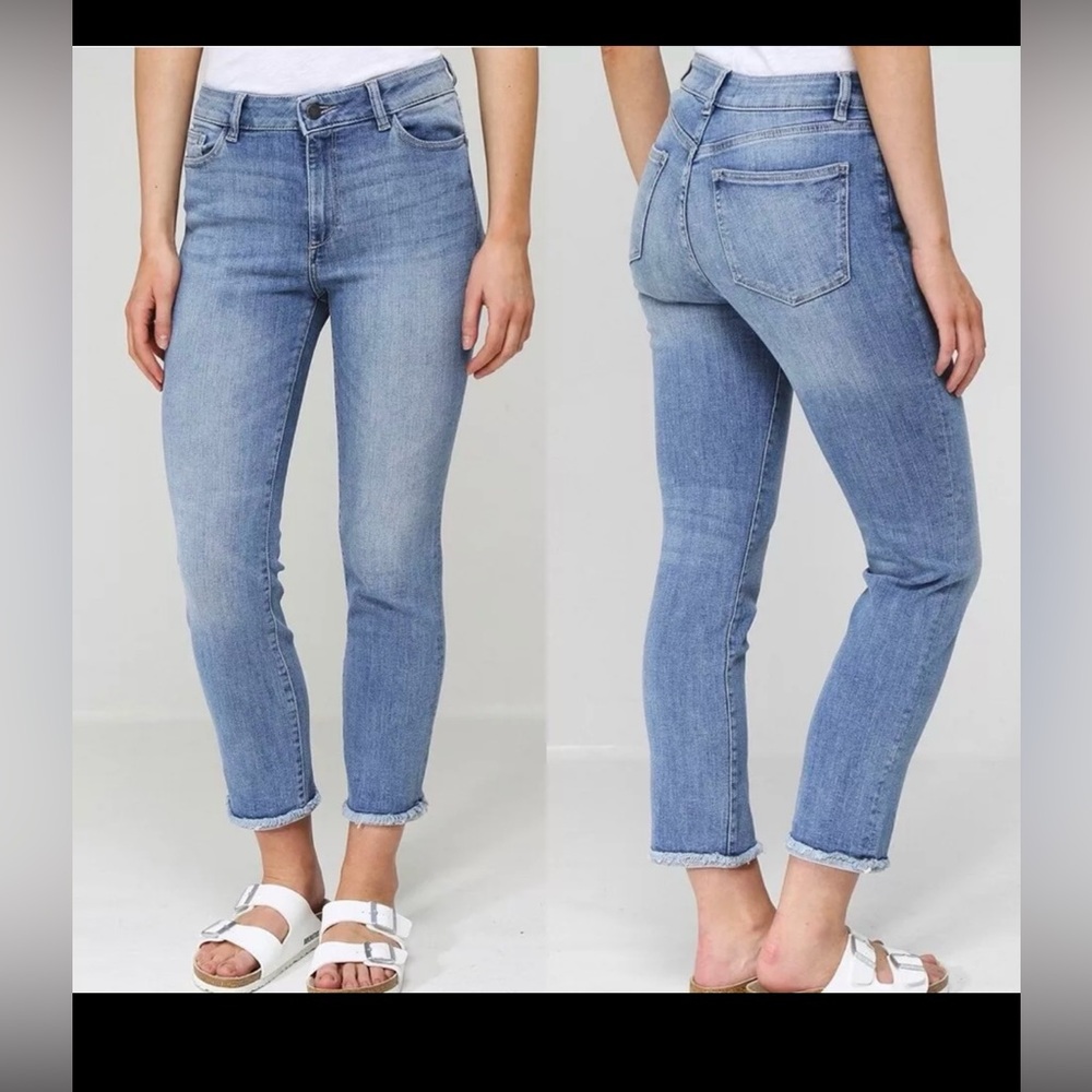 DL1961 Mara Ankle High Rise Straight Jeans, Size 25, EUC, No Flaws